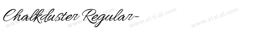 Chalkduster Regular字体转换 Chalkduster Regular字体转换